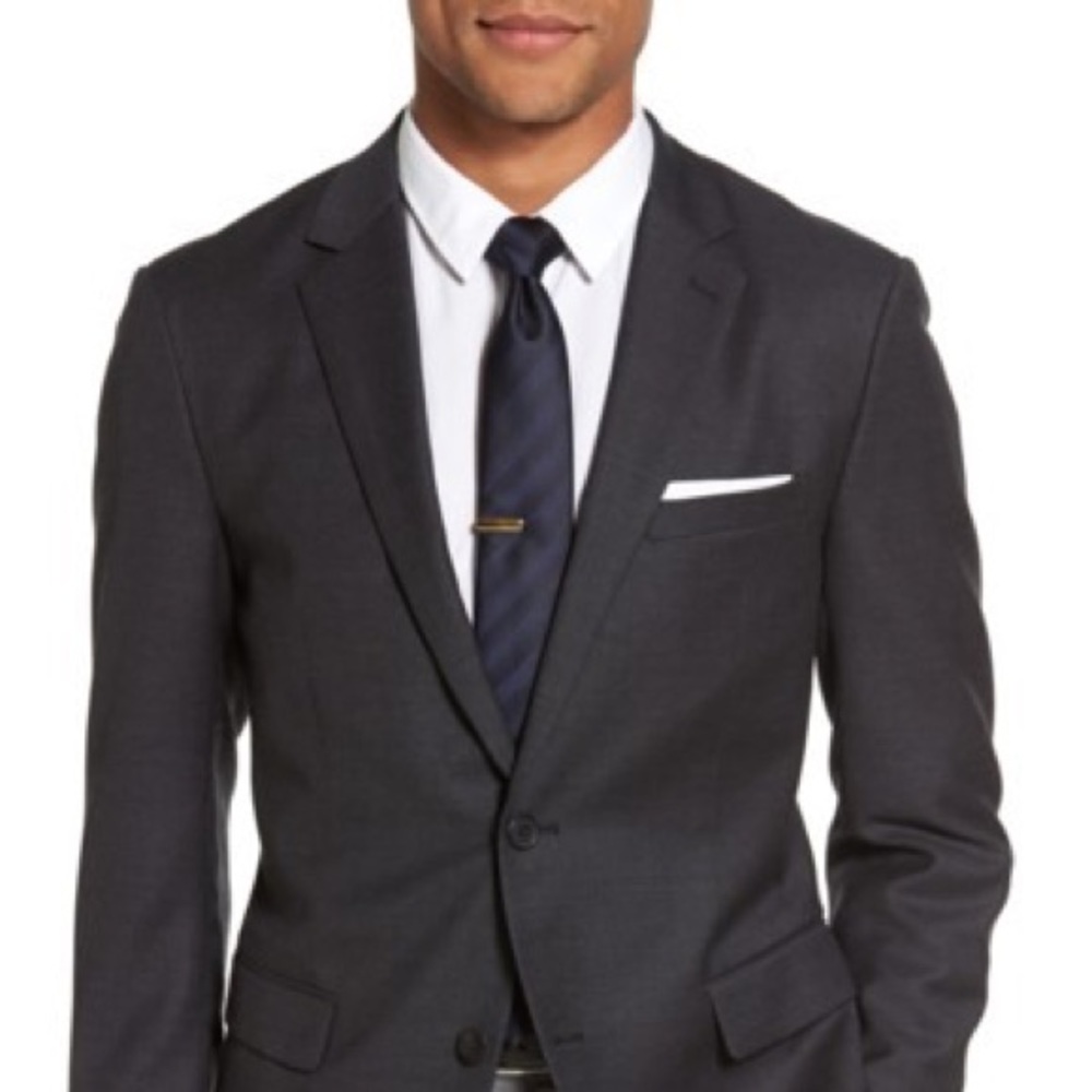 NWT Theory Gansvoort slim fit nailhead blazer